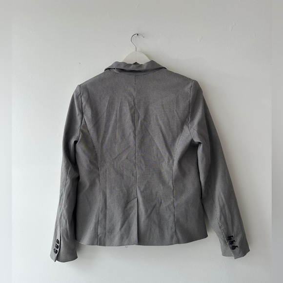 Lila Rose - Fine Houndstooth Blazer - Black & White - Size Large - Picture 2 of 9